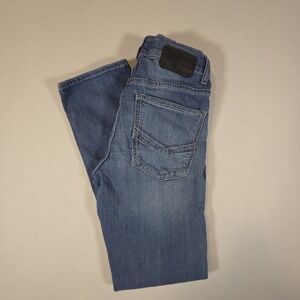 Bke Jeans Alec Straight Leg Slim Fit Mens 29R Medium Wash Buckle Denim